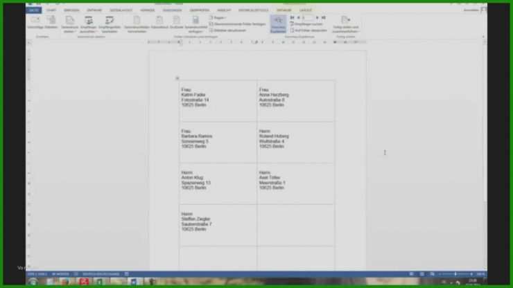 Adressen Etiketten Vorlagen Kostenlos