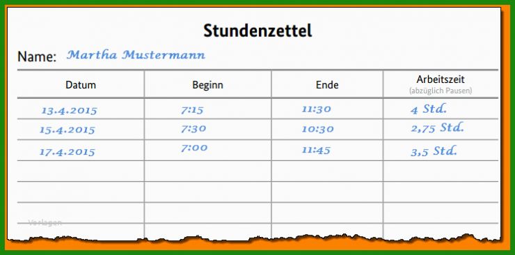 änderung Zum Arbeitsvertrag Vorlage Mindestlohn