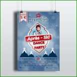 Apres Ski Party Flyer Vorlage
