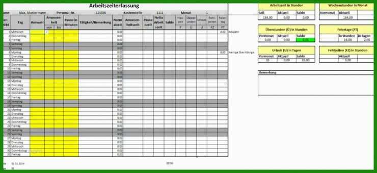 Arbeitsvertrag Arbeitszeiten Muster