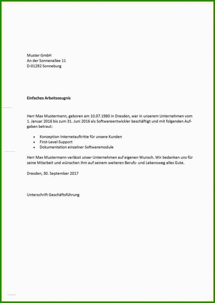 Arbeitszeugnis Bürokauffrau Muster Kostenlos