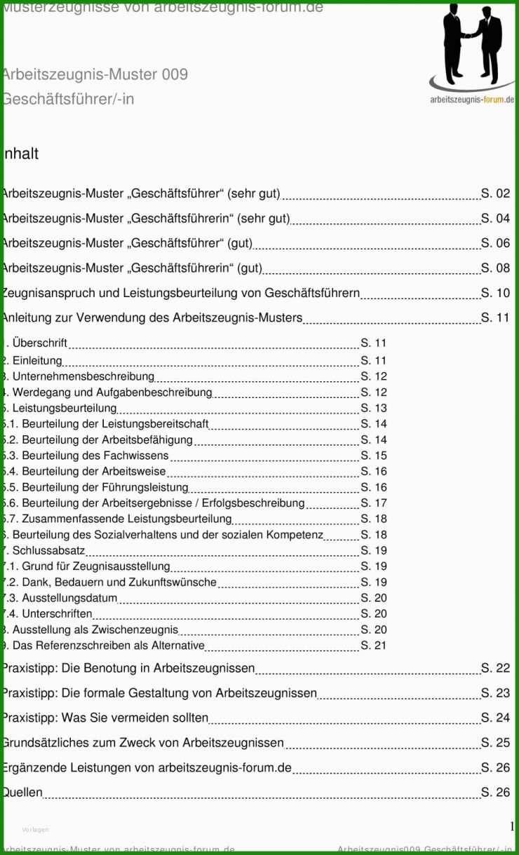 Arbeitszeugnis Muster Pdf