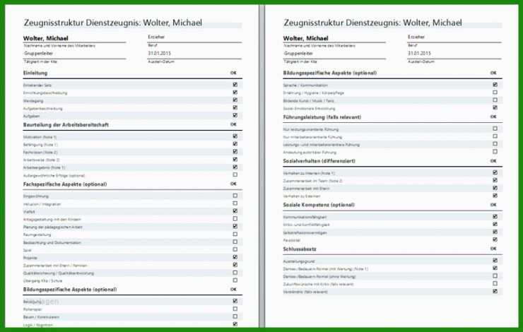 Arbeitszeugnis Schule Vorlage