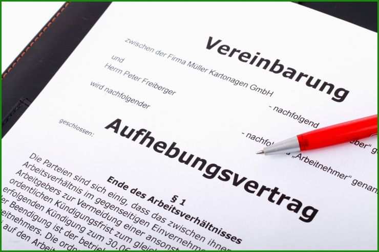 Aufhebungsvertrag Vorlage Mietvertrag