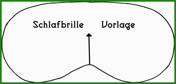 Augenmaske Basteln Vorlage