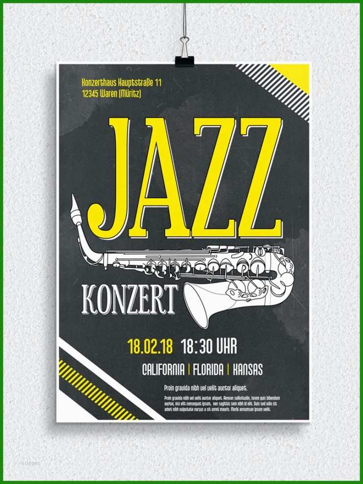 Band Flyer Vorlagen