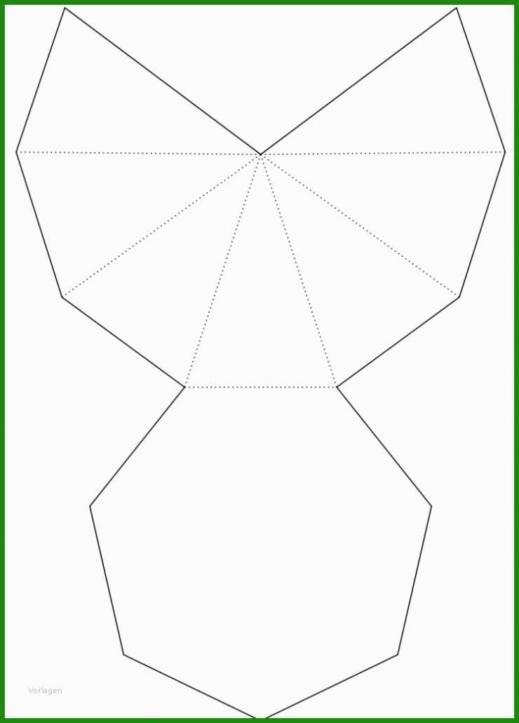 Berge Basteln Papier Vorlage