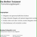 Berliner Testament Muster Notar