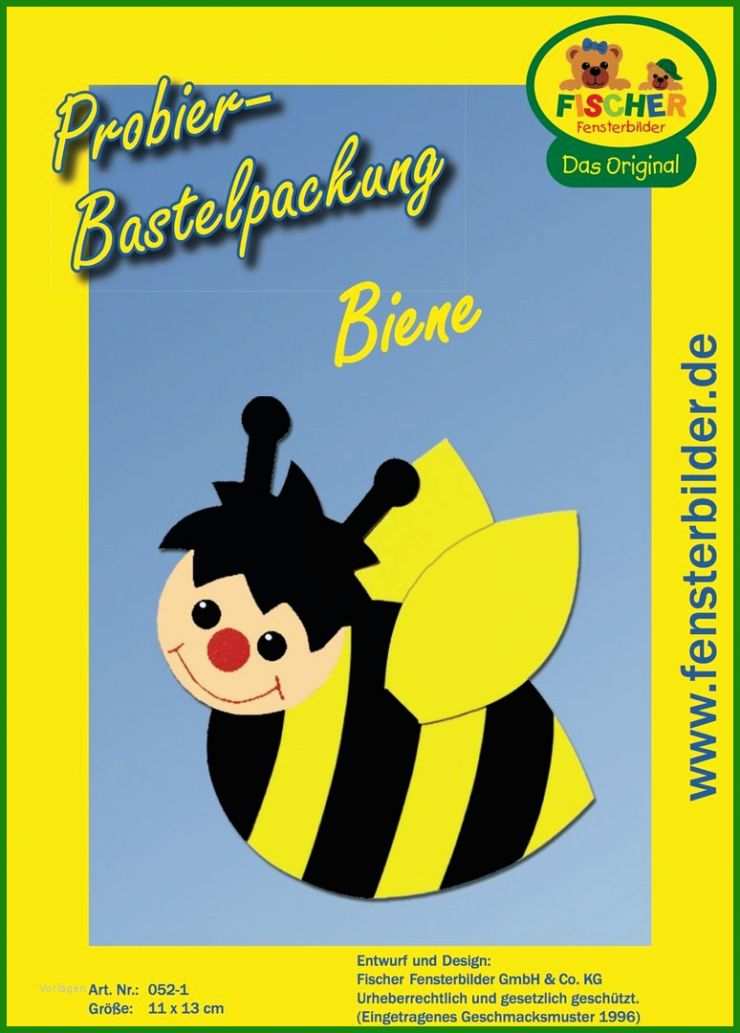 Bienen Basteln Vorlage