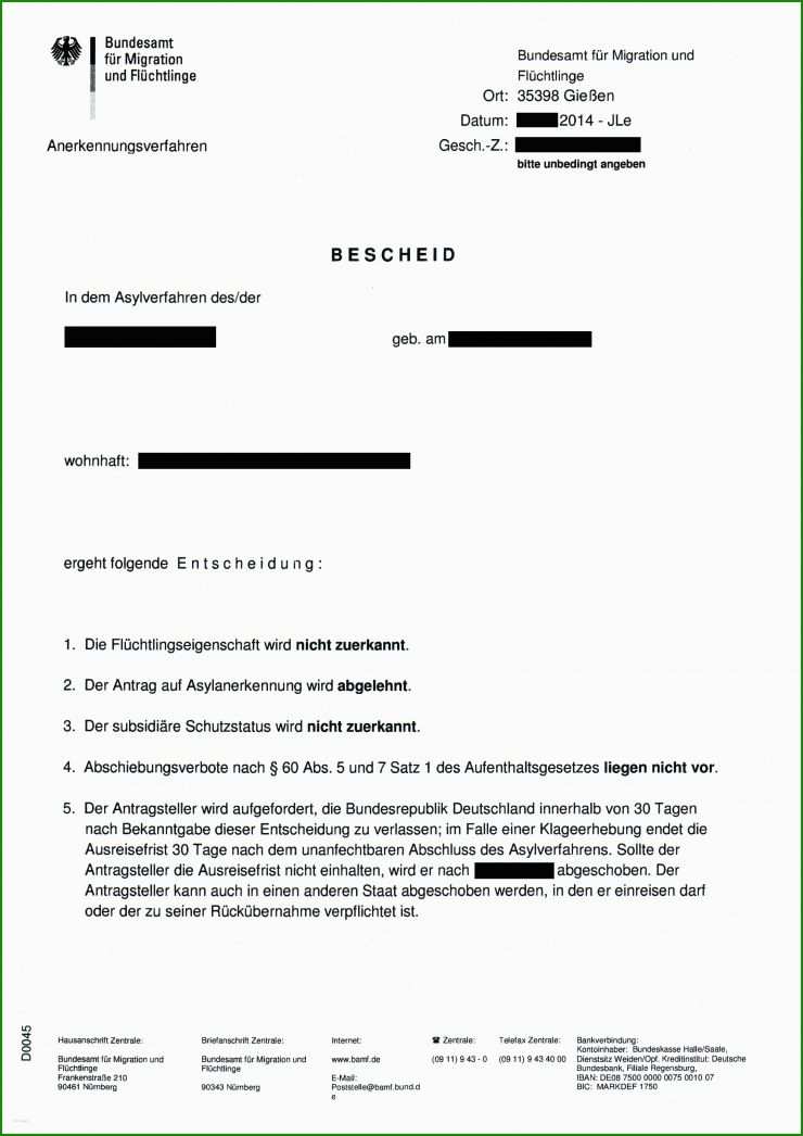 Brief An Ausländerbehörde Muster