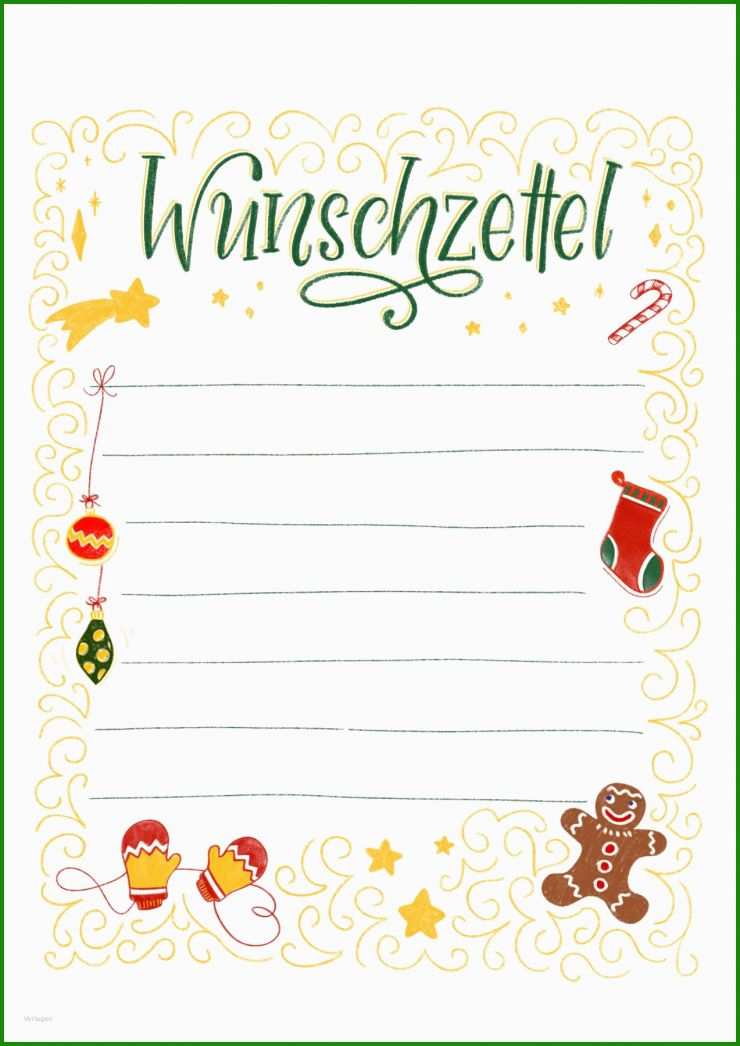 Brief An Das Christkind Vorlage