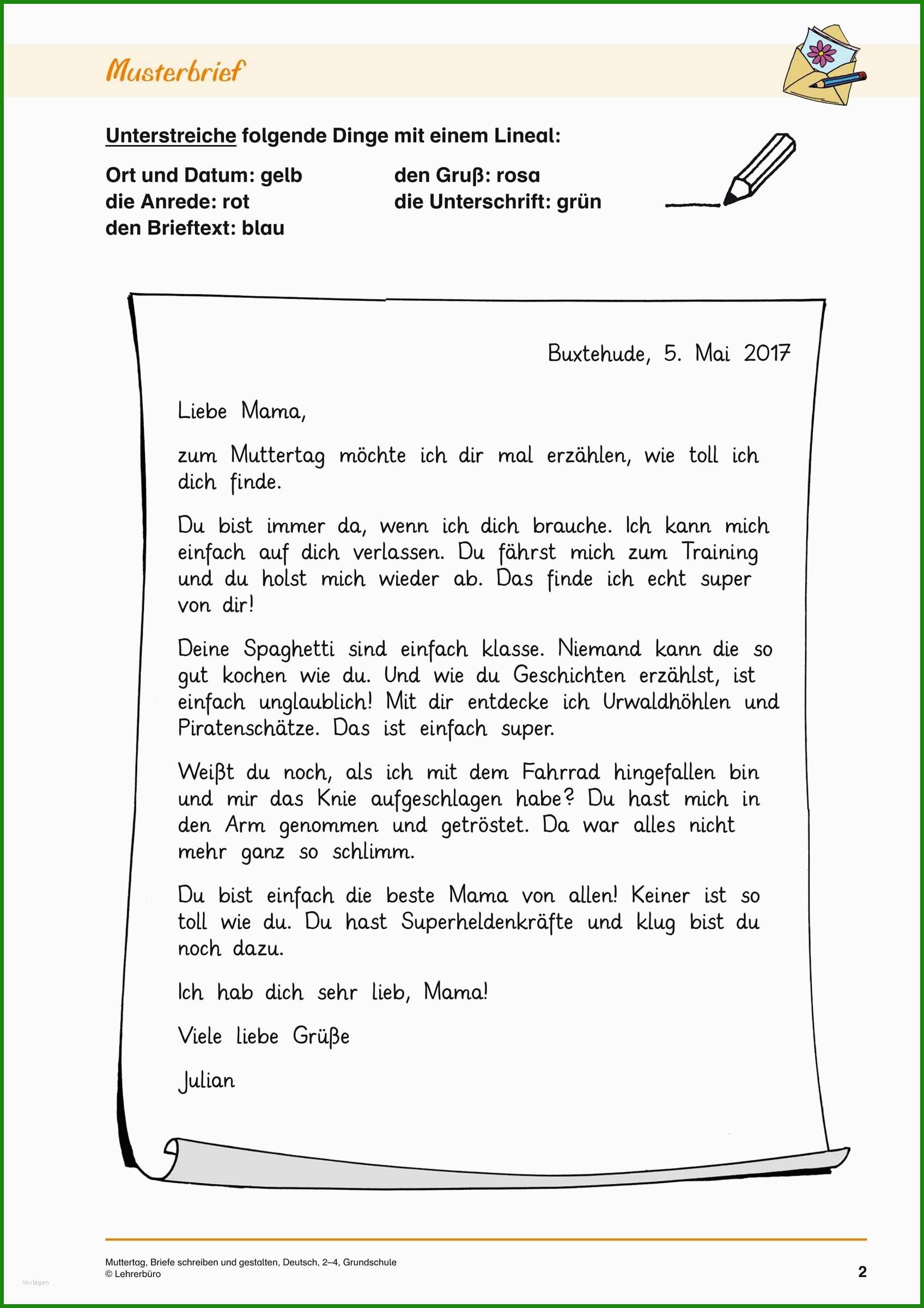 Brief An Die Schule Muster - Kostenlose Vorlagen Zum Download!