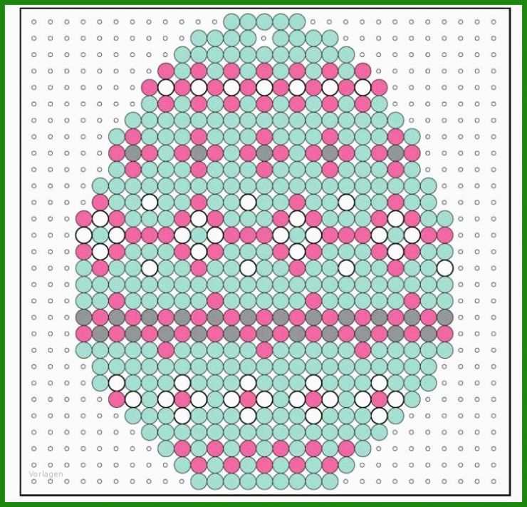 Bügelperlen Ostereier Vorlagen