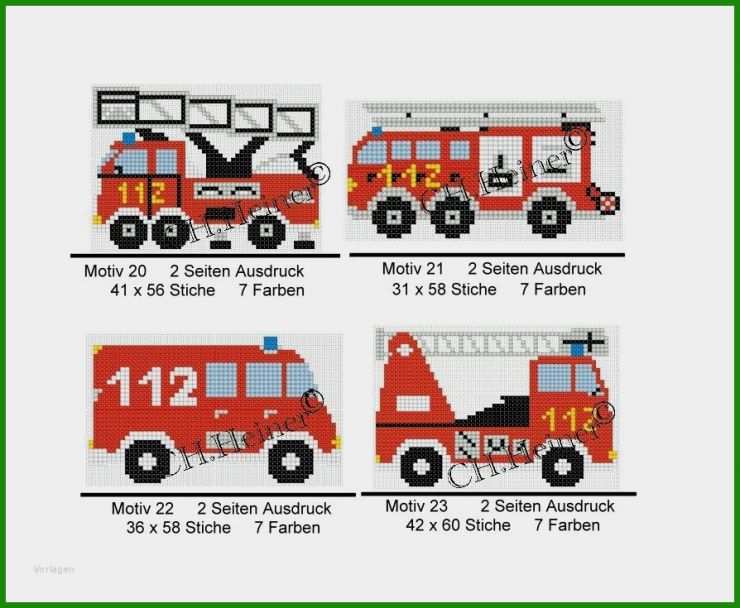 Bügelperlen Vorlage Feuerwehr