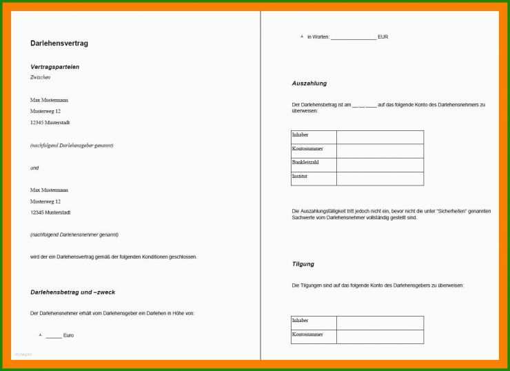 Bürge Mietvertrag Muster