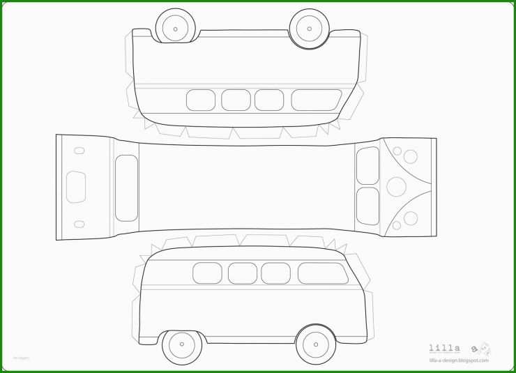 Bus Basteln Vorlage