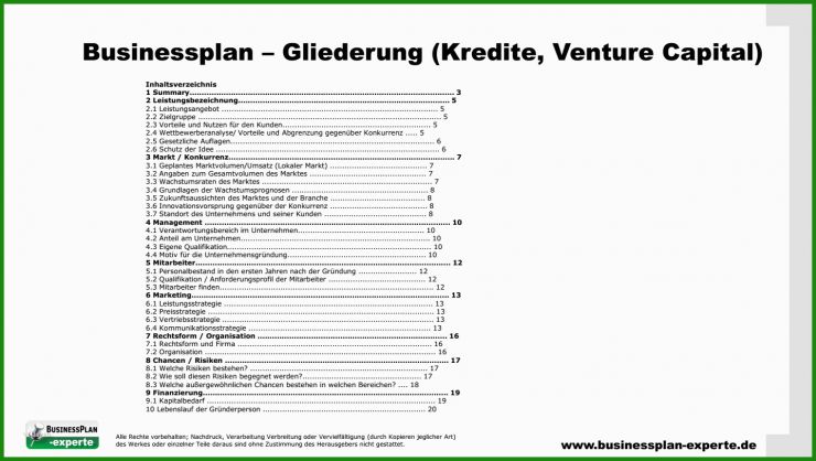 Businessplan Pdf Muster