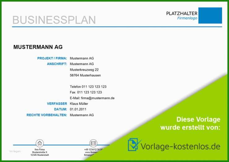 Businessplan Spedition Vorlage Kostenlos