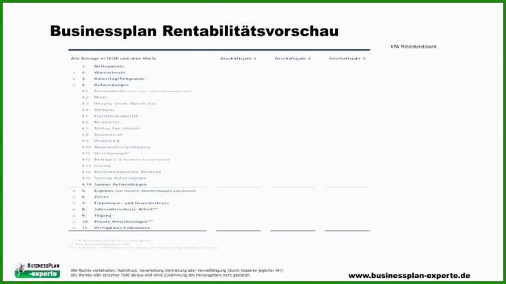 Businessplan Vorlage Arbeitsagentur