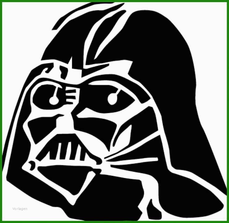 Darth Vader Maske Basteln Vorlage