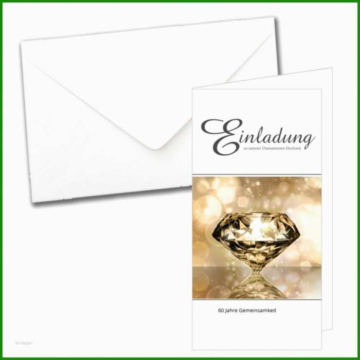 Diamantene Hochzeit Urkunde Vorlage