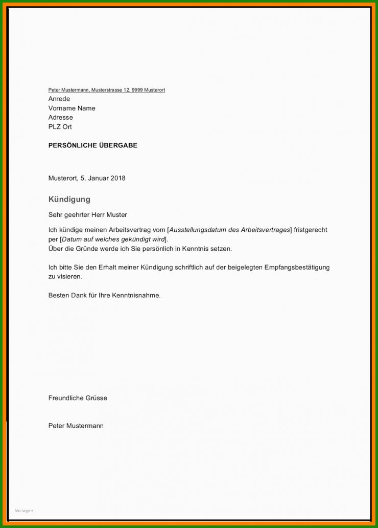 Din A4 Brief Anschrift Vorlage