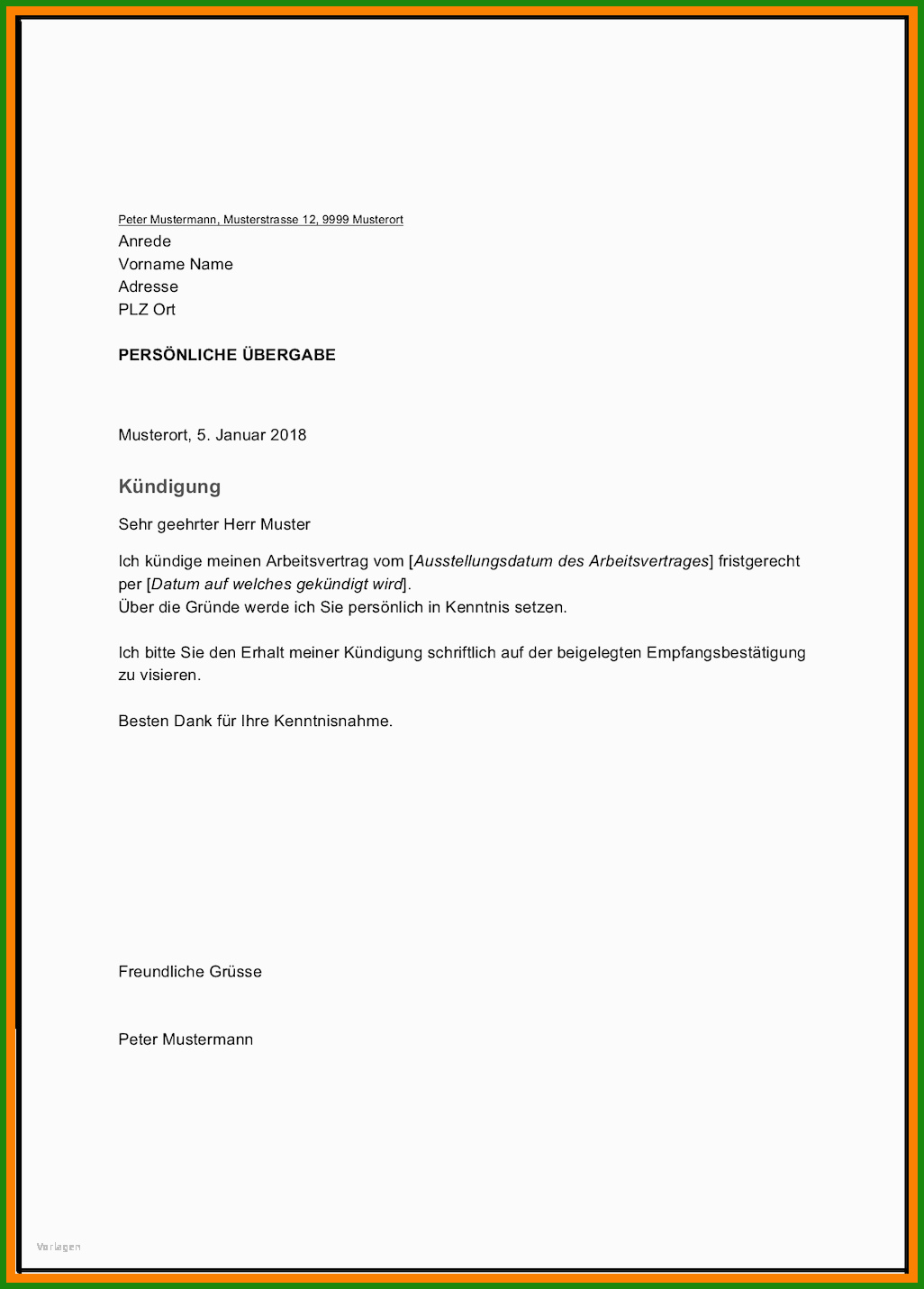 Din A4 Brief Anschrift Vorlage - Kostenlose Vorlagen Zum Download!