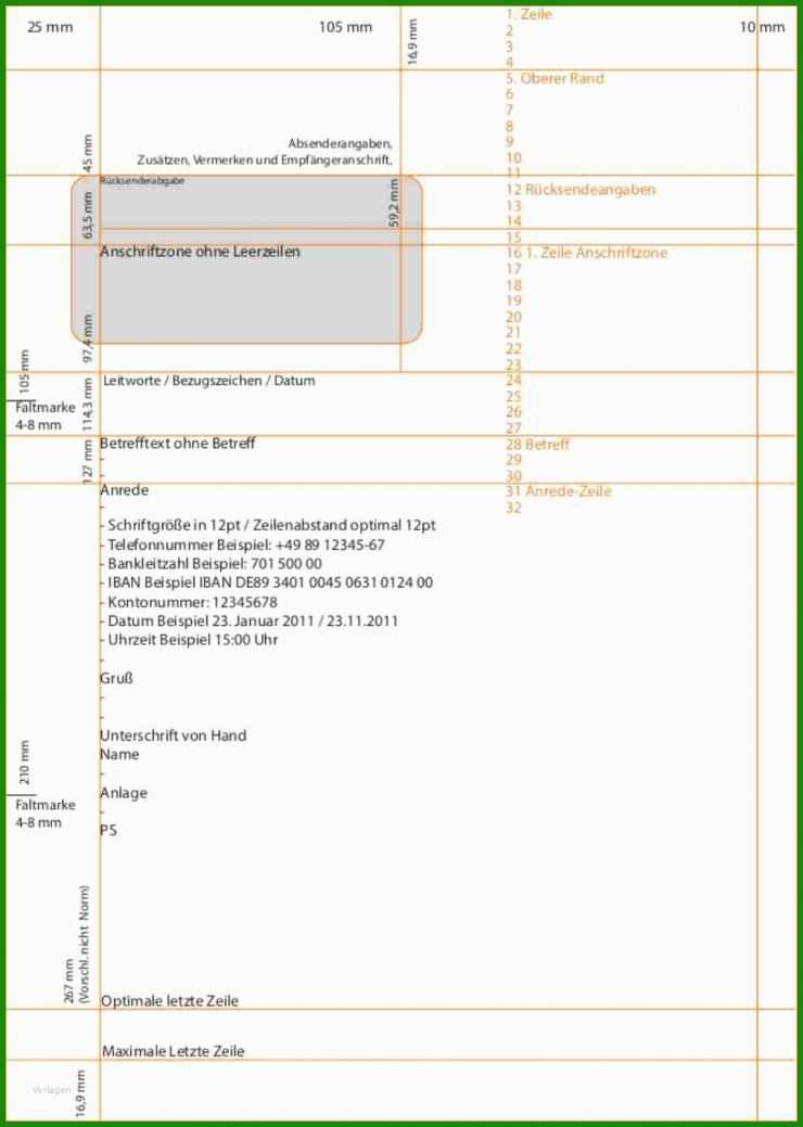 Din Brief Vorlage Open Office