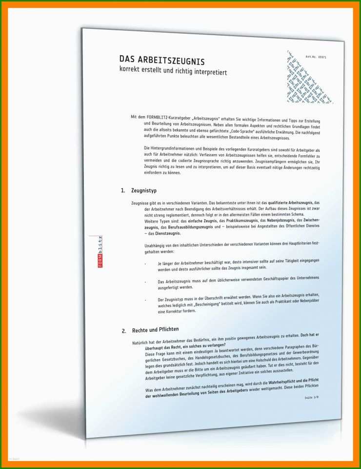 Einfaches Arbeitszeugnis Muster Pdf - Kostenlose Vorlagen Zum Download!