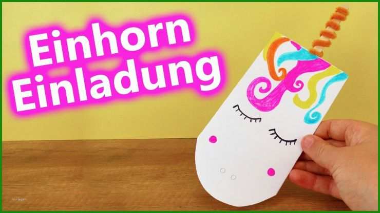 Einhorn Karte Basteln Vorlage