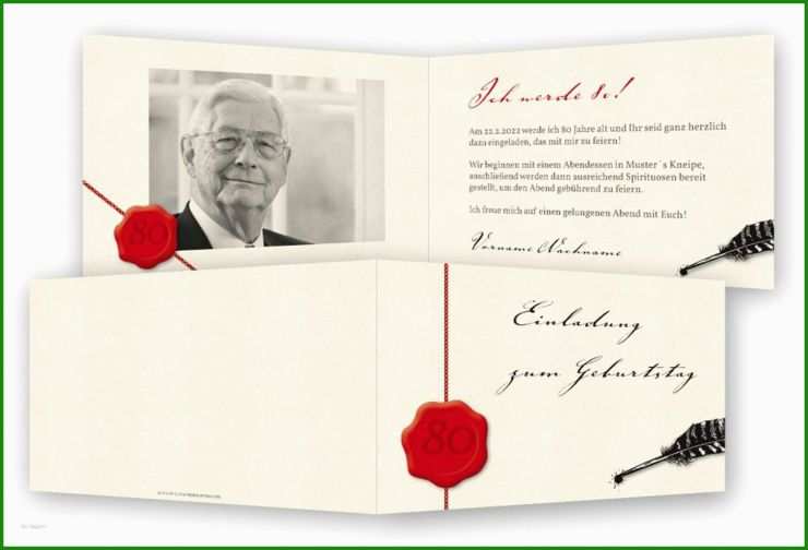 Einladungskarten Zum 90. Geburtstag Vorlagen