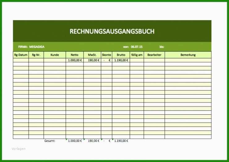 Einnahmen überschuss Rechnung Excel Vorlage Kostenlos - Kostenlose ...