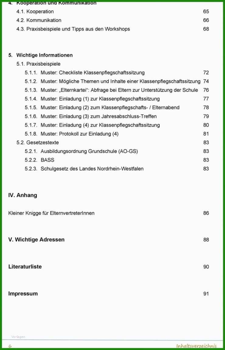 Elternabend Brief Muster