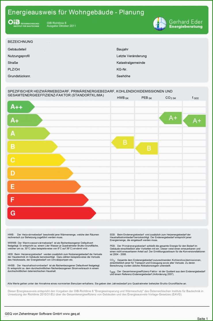 Energieausweis Mietvertrag Muster