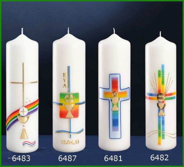 Erstkommunion Kerze Basteln Vorlagen