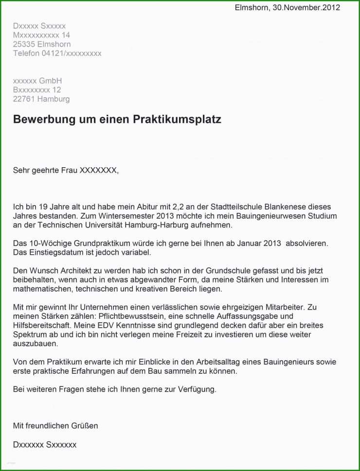 Erwartungen An Das Praktikum Muster