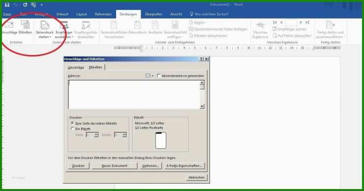 Etiketten Drucken Vorlage Word