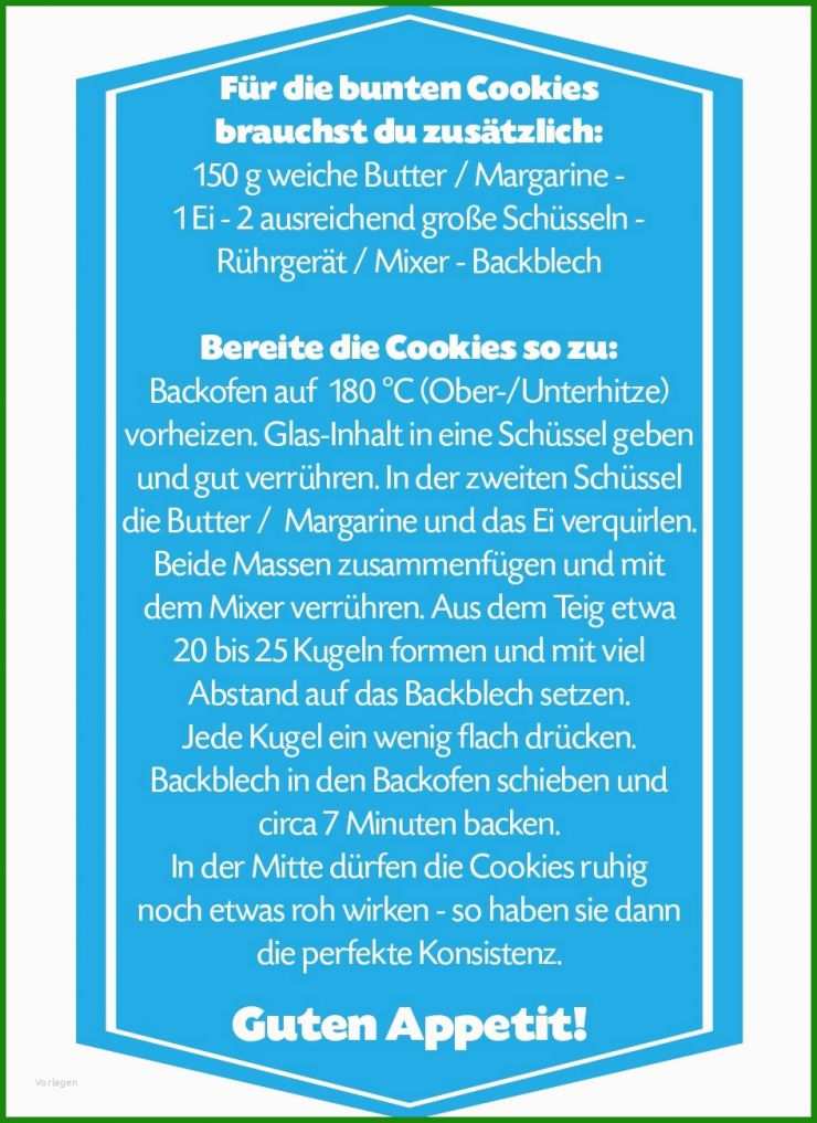 Etiketten Vorlagen Cookies