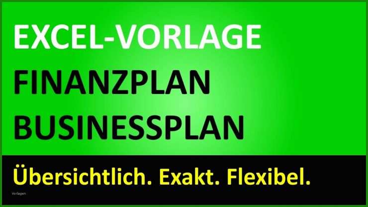 Excel Businessplan Vorlage