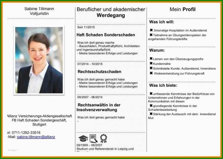 Flyer Bewerbung Muster