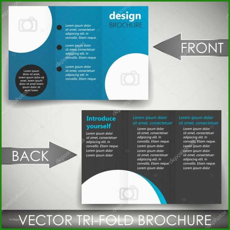 Flyer Faltblatt Vorlage