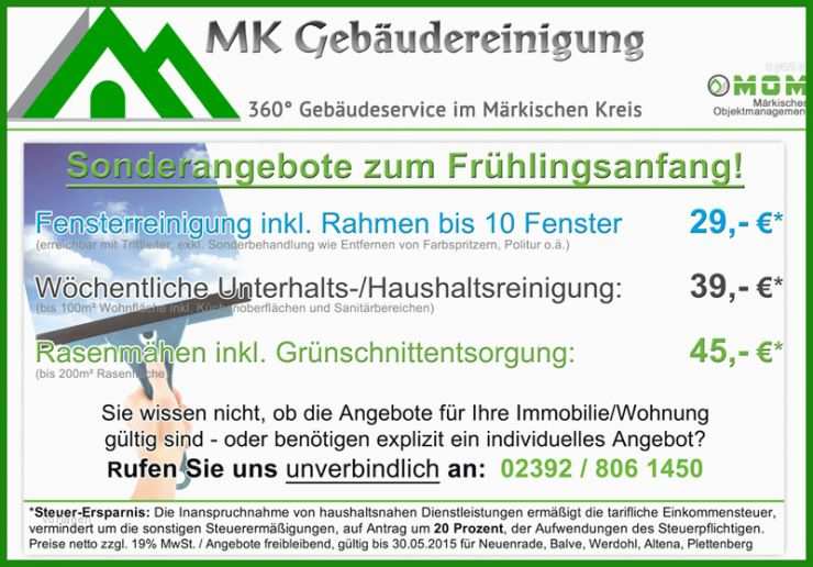 Flyer Gebäudereinigung Muster