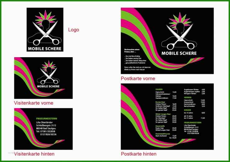 Flyer Vorlagen Friseur