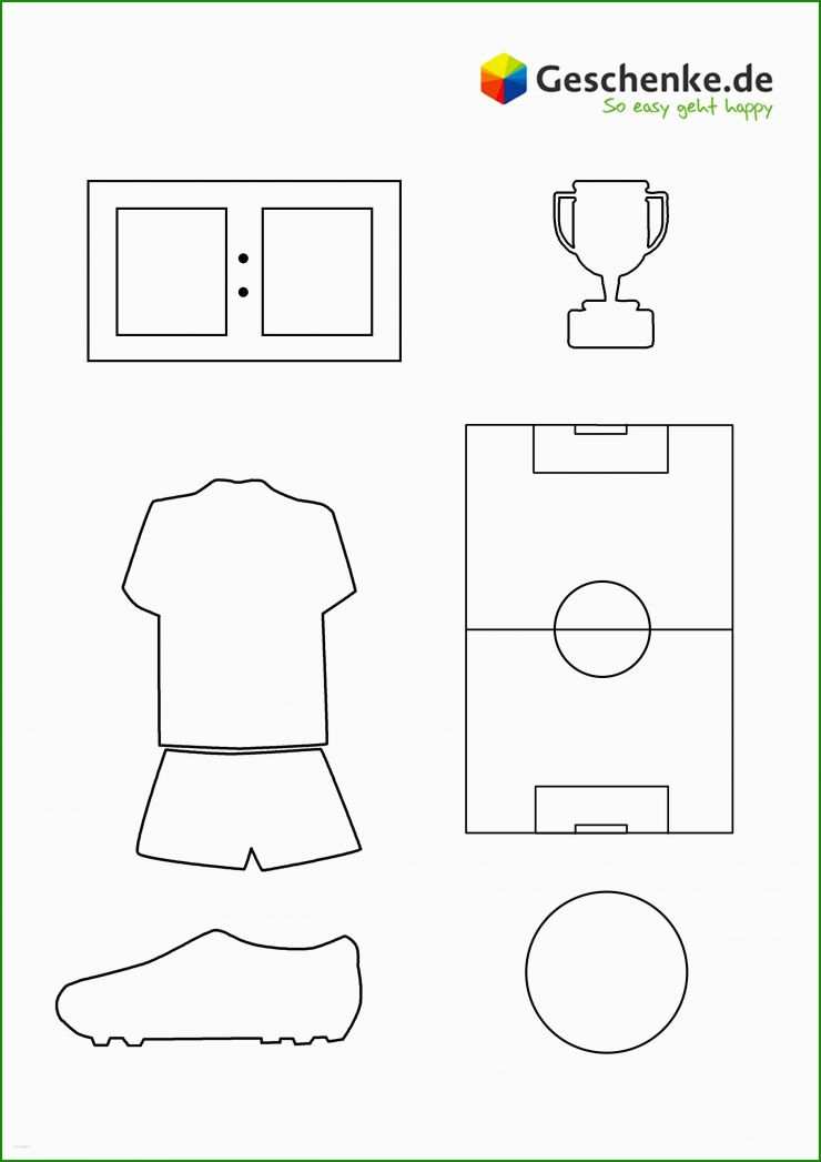 Fussball Basteln Vorlage