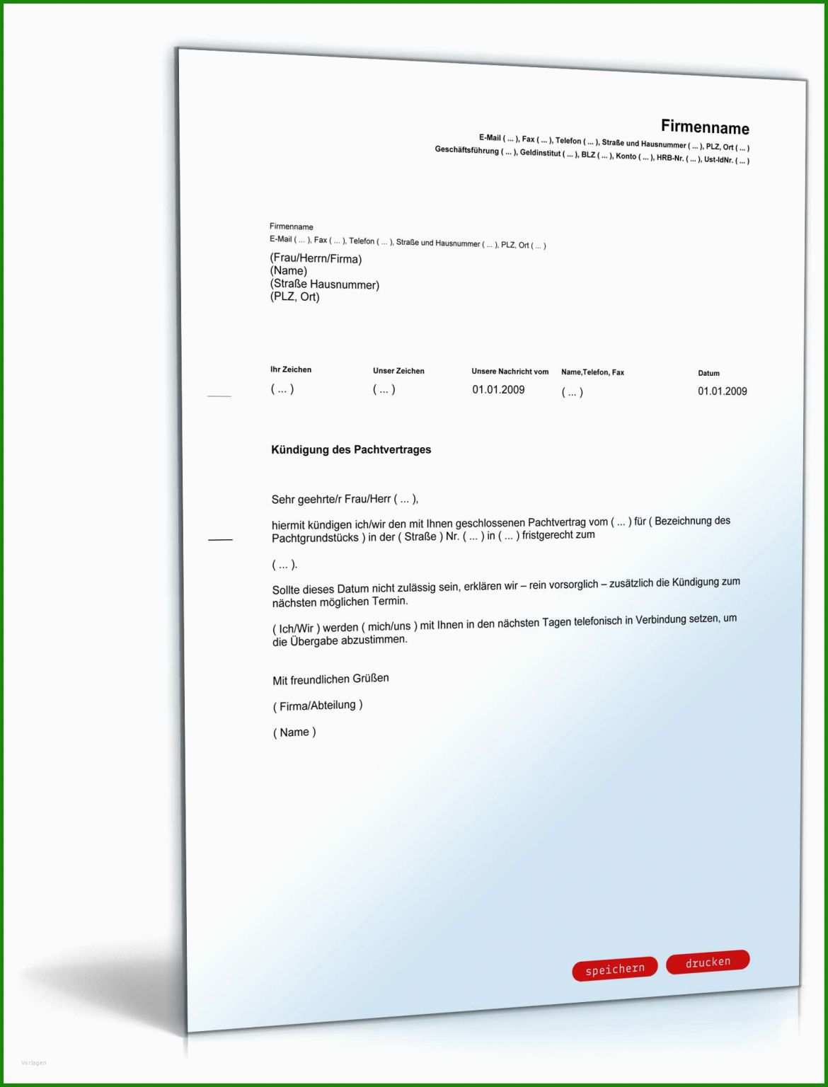 Garten Mietvertrag Kündigen Kostenlose Vorlagen Zum Download!