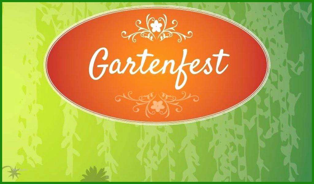Gartenfest Einladung Vorlage - Kostenlose Vorlagen Zum Download!