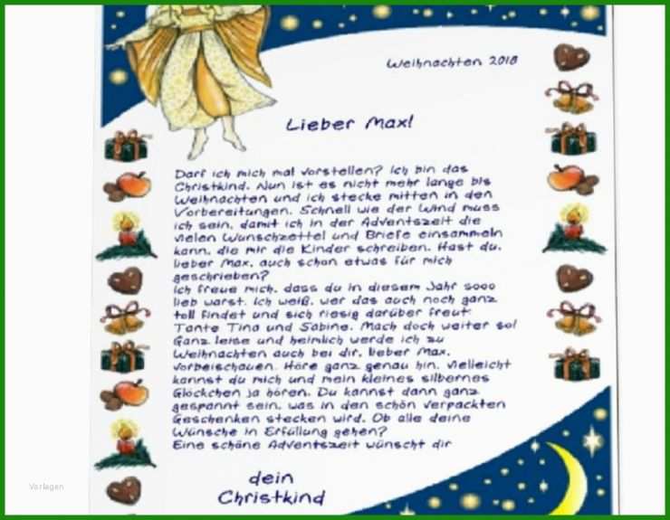 Geschenk Brief Vorlage