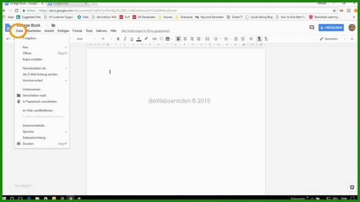 Google Docs Brief Vorlage