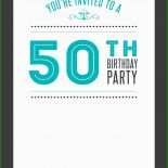 Gratis Vorlagen Einladungen 50. Geburtstag