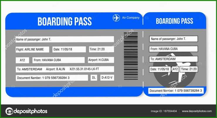 Gutschein Flugticket Muster